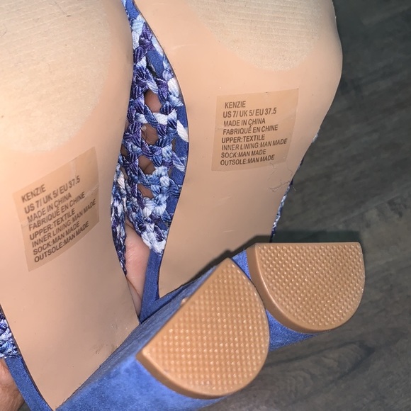 NWOB SHOE DAZZLE KENZIE WOOVEN MULE PUMP - Picture 5 of 8